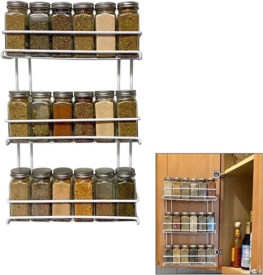 Wall Mounted Spice Racks Wood The Ultimate Solution For Organizing