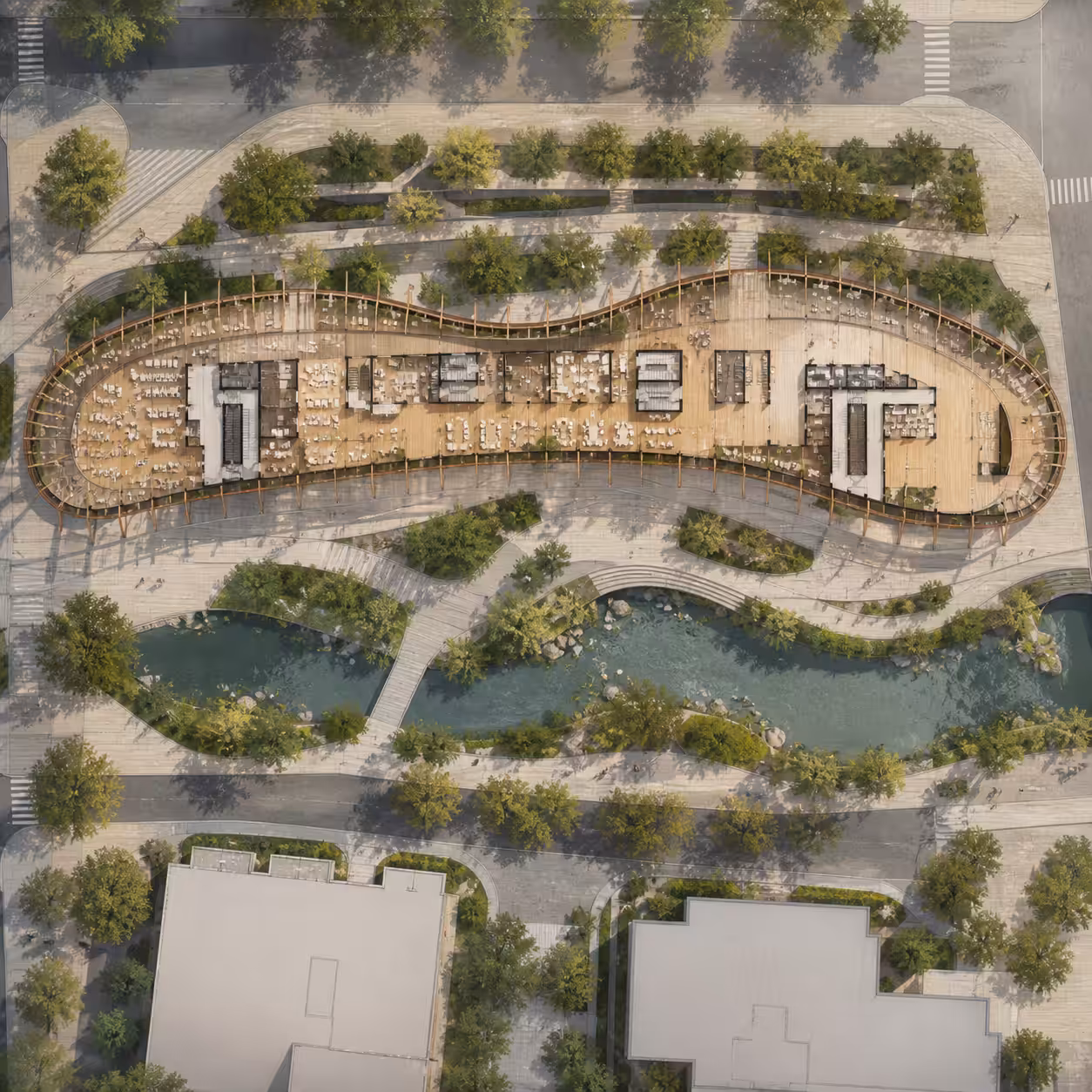 Waveform Pavilion plan