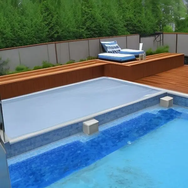 Modern Above Ground Pool Deck