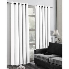 thermal curtains white