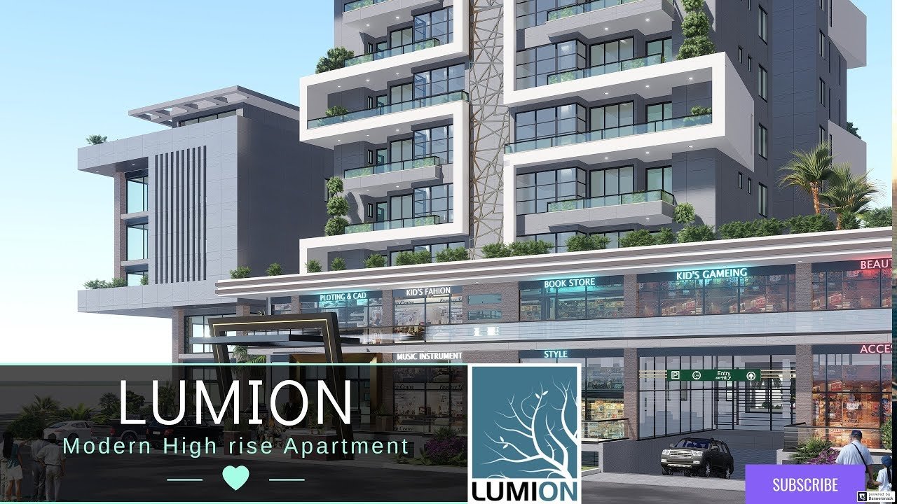 modern apartment exterior