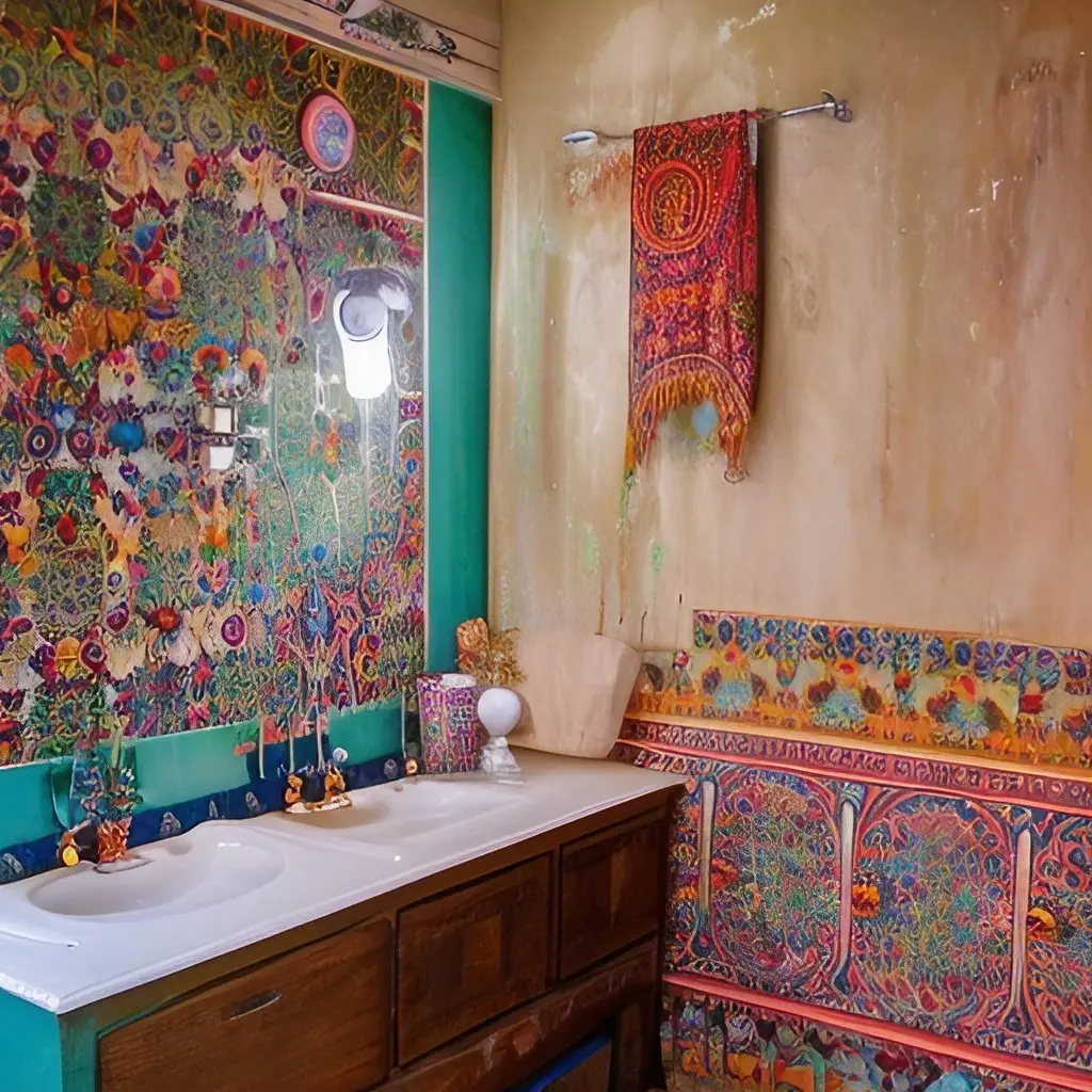 Bohemian Gypsy Bathroom