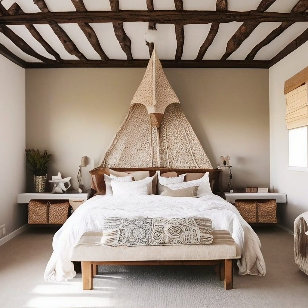 neutral Boho Bedroom