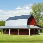 A Barndominium With Wrap Around Porch