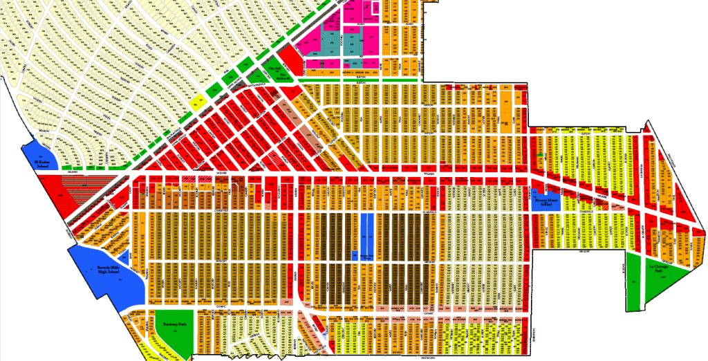 Beverly Hills Zoning Map: An Overview of the City's Land Use Policies ...