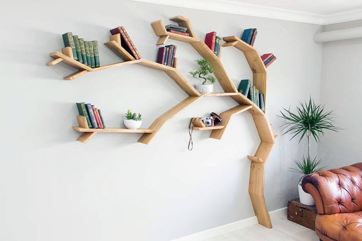 Tree Bookshelf Ideas for a Nature-Inspired Interior - architecture