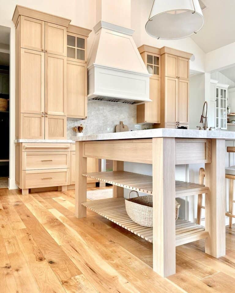 stained kitchen cabinets