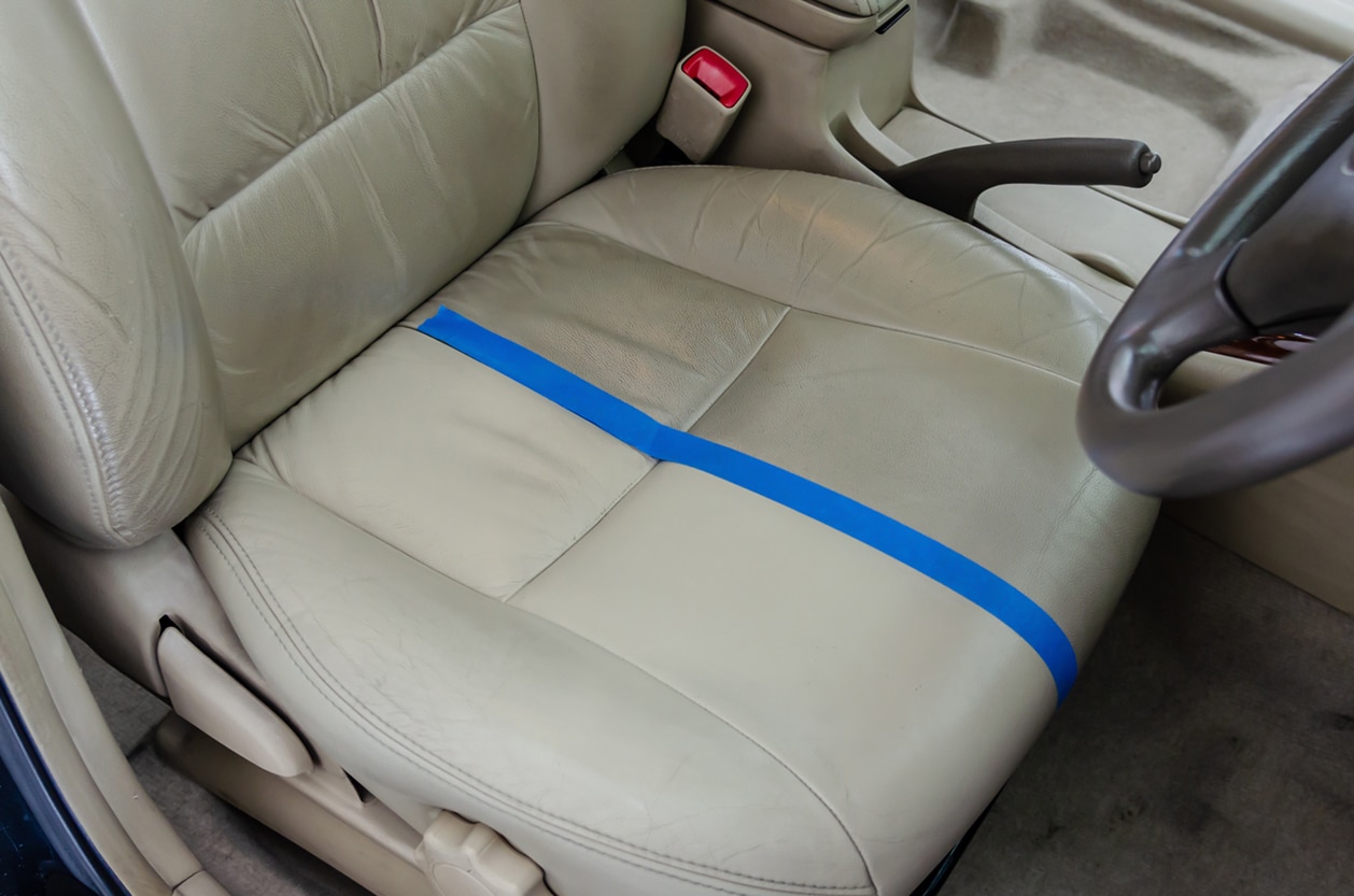 how to clean leather car seats