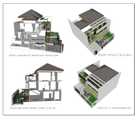 Rumah Ramah Lingkungan, eco design, Eco friendly, Model Rumah Gambar Rumah Idaman Perspektif Gambar Rumah 3 Lantai,