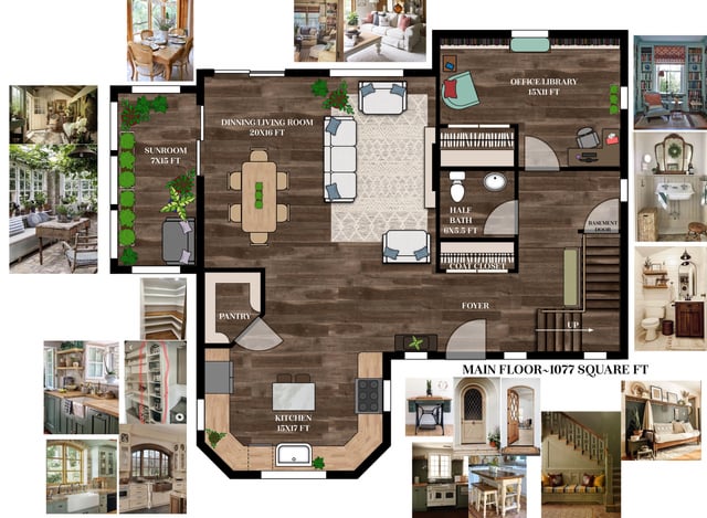 luxury condominium floor plan