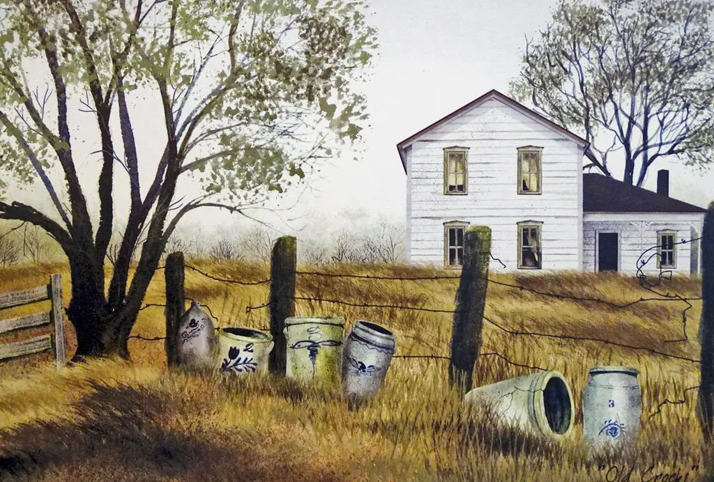 Farmhouse fence
