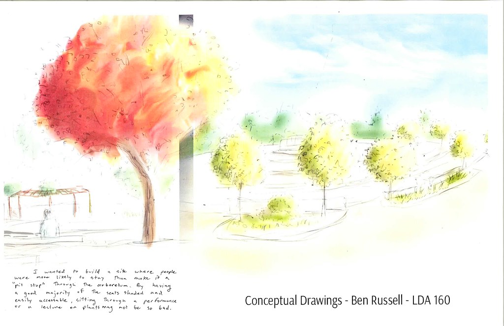 Conceptual Designs for UC Davis Landscape Architecture 160 Design and Build class