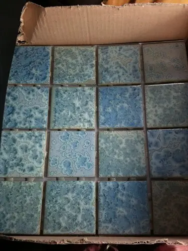 Shower tile.