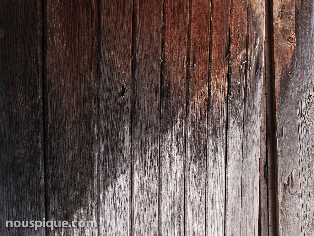 Warped & weathered door (detail)