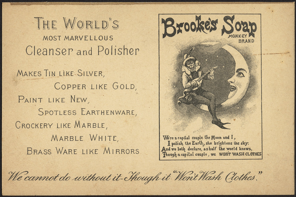 Brook's Monkey Brand Soap. Removes rust from steel & iron. [back]