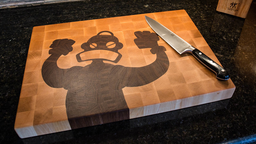 End grain cutting board - finished!