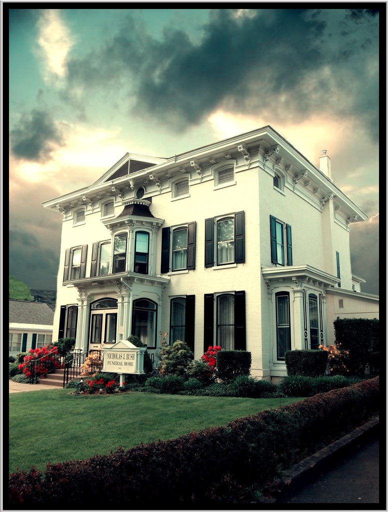 Nicholas J Bush Funeral Home ~ Italianate Architecture ~ Historical District ~ Rome Ny