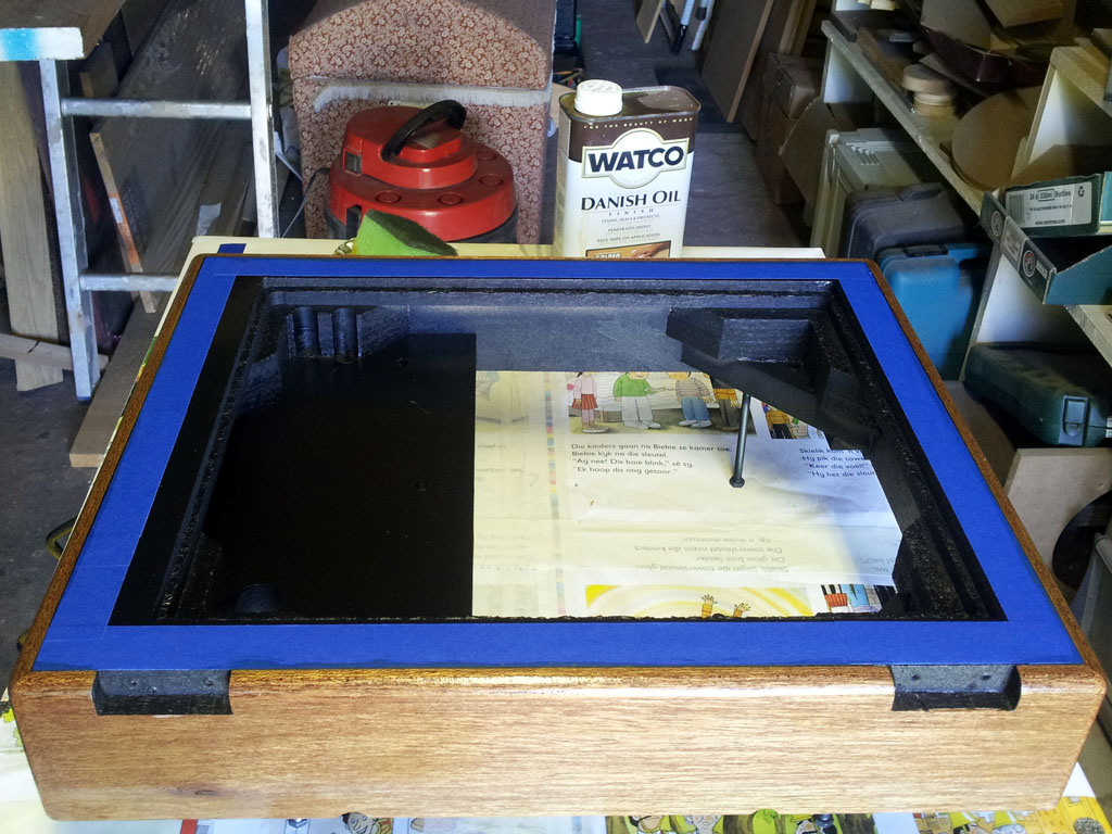 Yes.Lenco B52 plinth revamp - applying Danish Oil (8277969136)