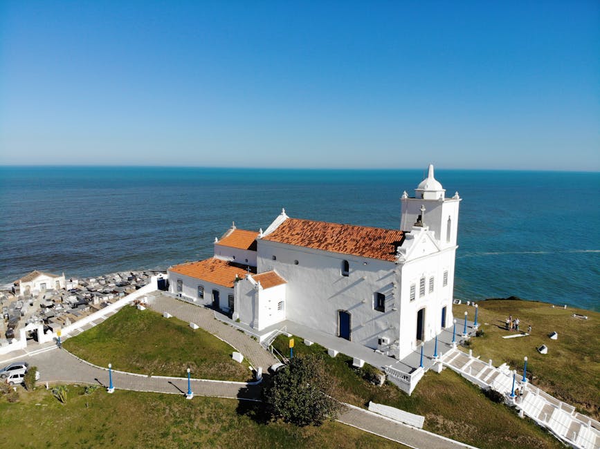 White Concrete Building Near Sea