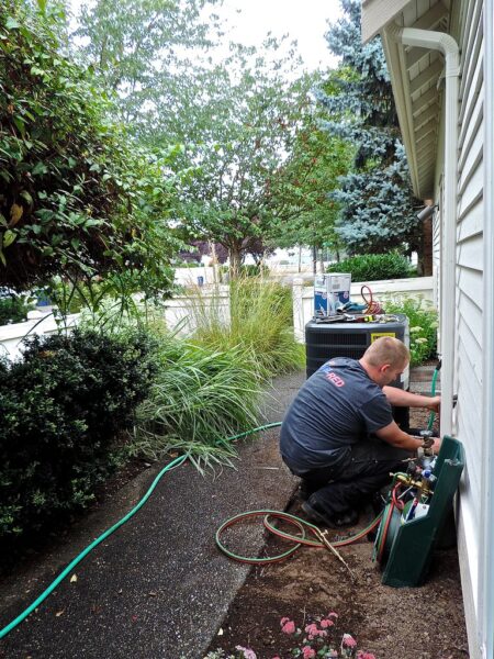 Heat pump installation