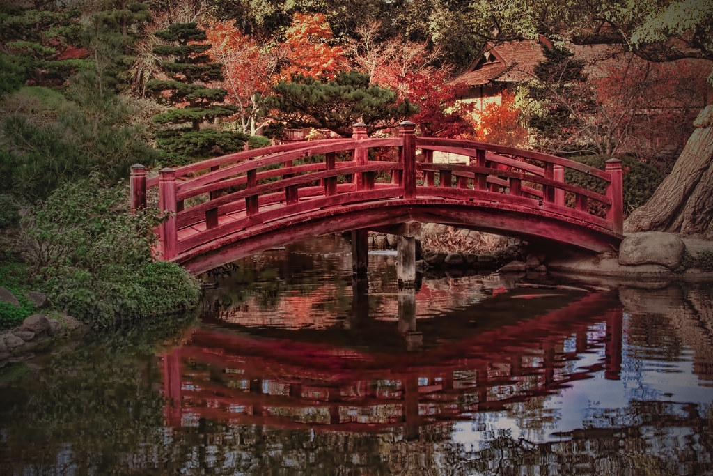 Beautiful Japanese bridge