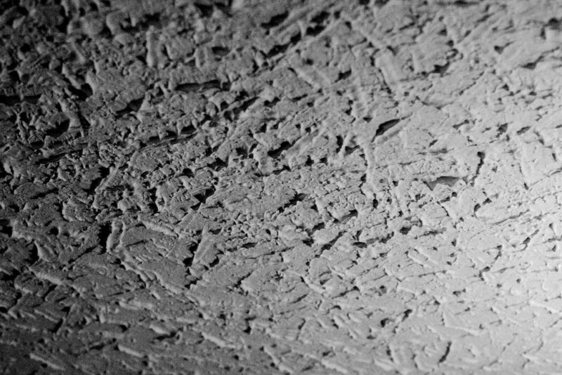 Textured ceiling