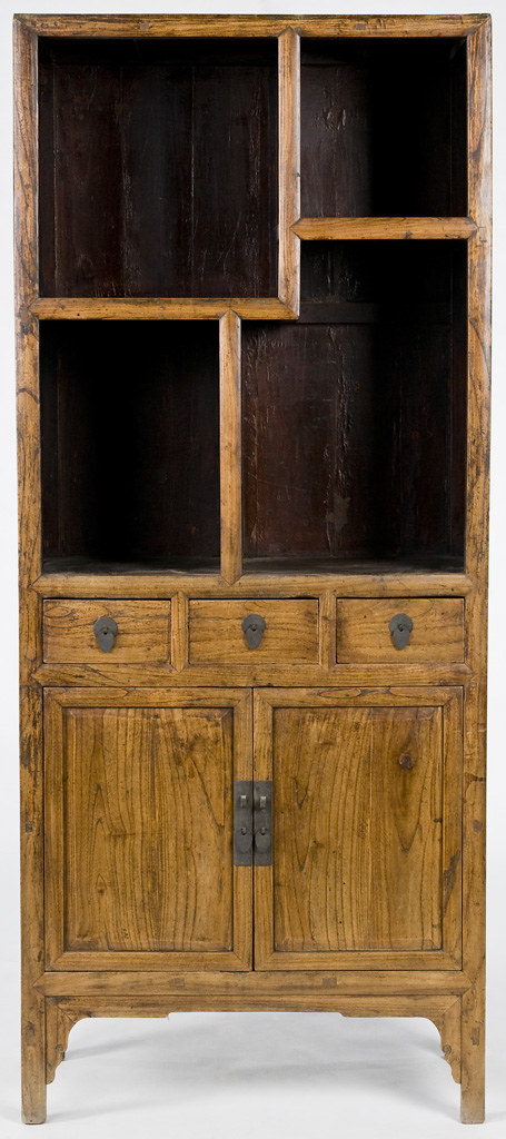 Antique Asian Curio Cabinet