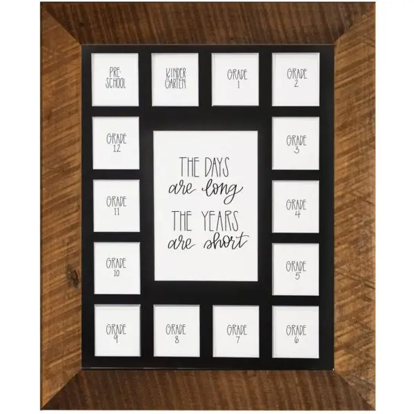Enhancing Your Reclaimed Wood Wall With The School Years Reclaimed Picture Frame