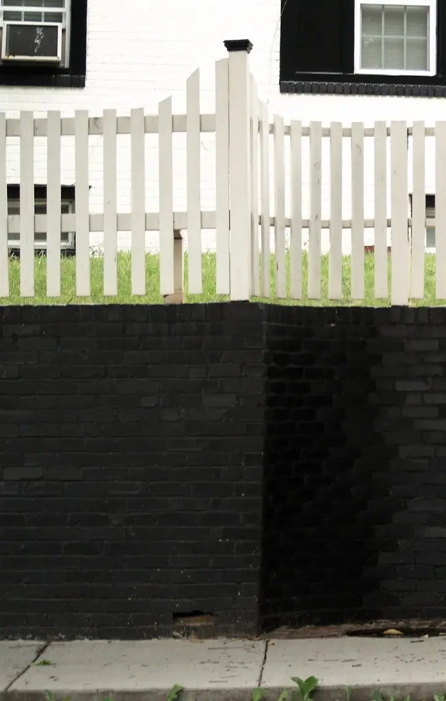 Black Brick Wall, White Picket Fence: New Hampshire Avenue, NW & Missouri Avenue, NW (Washington, DC)