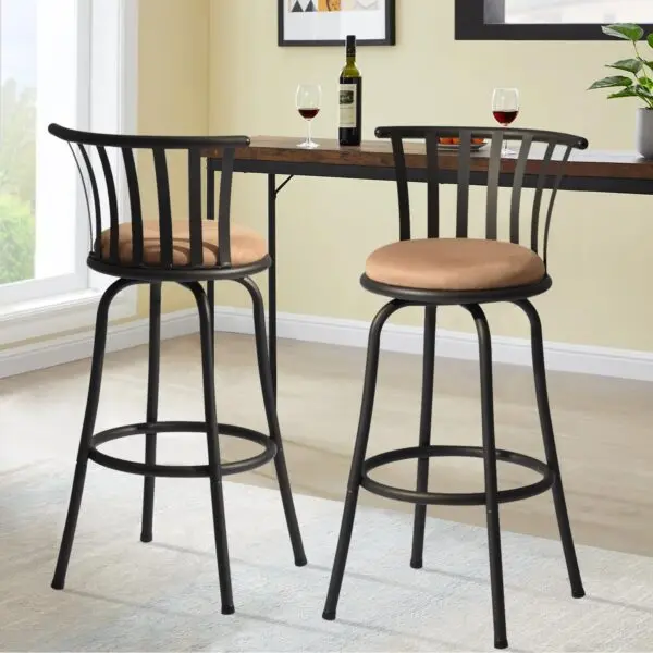 Rustic Kitchen Island Style with FurnitureR Barstools