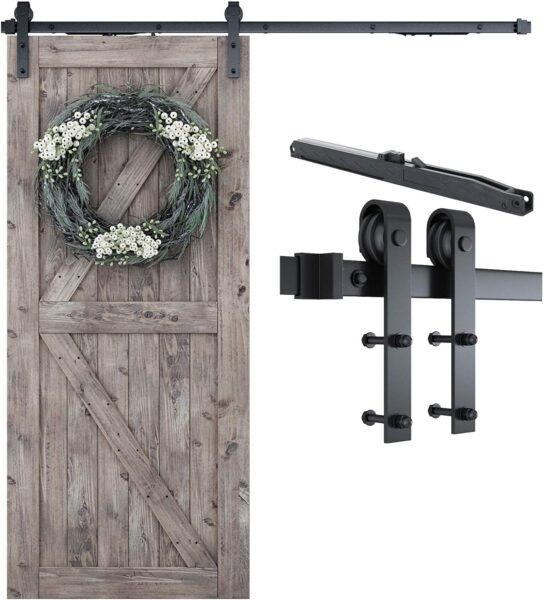 6.6ft Close Sturdy Sliding Barn Door Hardware: A Stylish and Functional Choice for Your Home