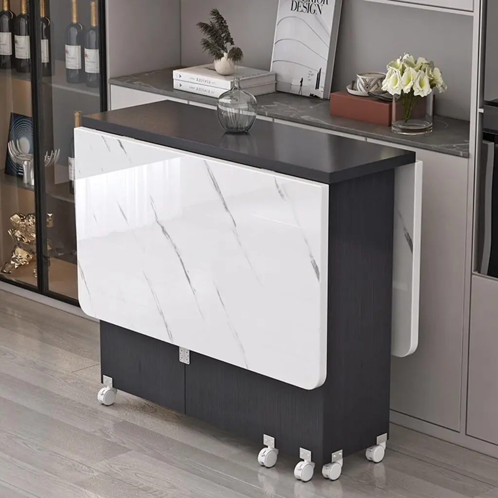 Folding Dining Storage Moveable Shelves: A Multifunctional Marvel for Compact Living