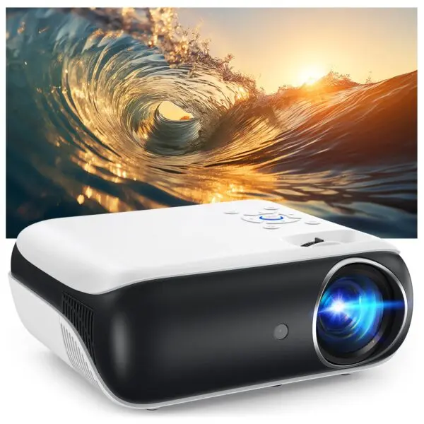 Transform Your Backyard with a Smartphone-Compatible Bluetooth Projector for Cinema Nights
