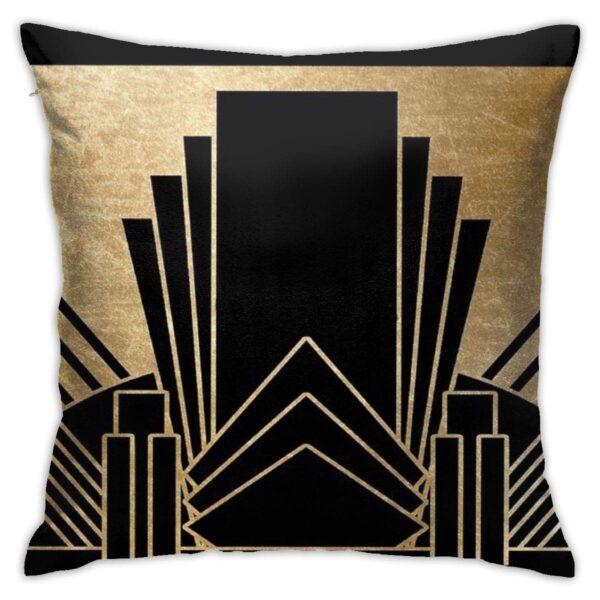 Art Deco Elegance: Transform Your Bedroom with Double-Sided Pillowcases