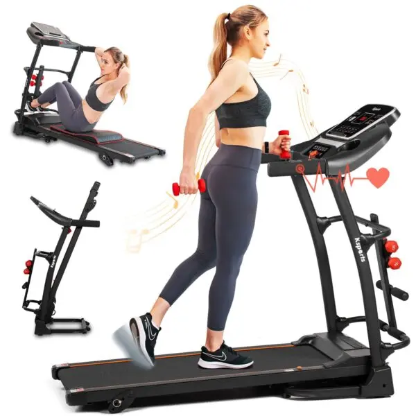 Maximize Your Workout: Ksports Electric Folding Treadmill for Small Spaces