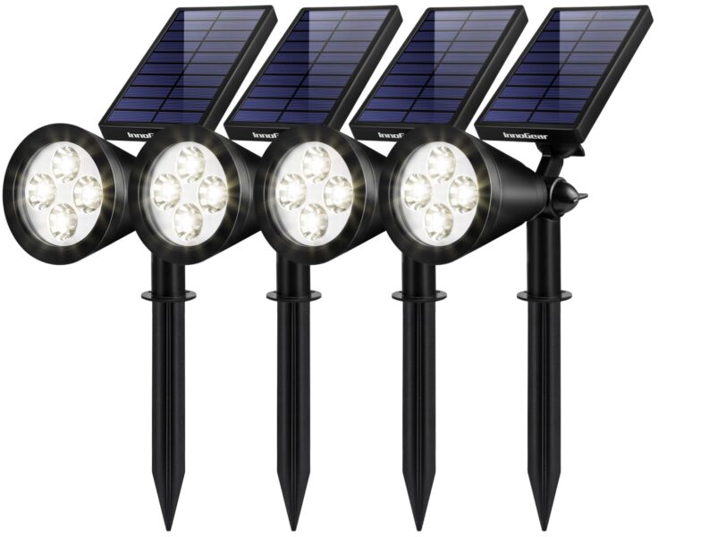 Illuminate Your Xeriscape: Features of the InnoGear Upgraded Waterproof Landscape Spotlight