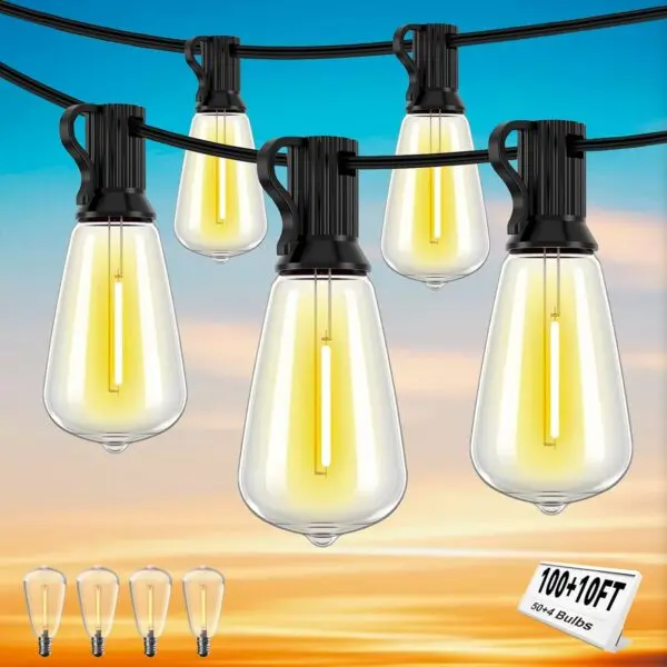 Transform Your Backyard with Oviviam Shatterproof Dimmable String Lights