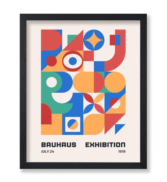 Poster Master Vintage Bauhaus Geometric: A Tribute to Modernism