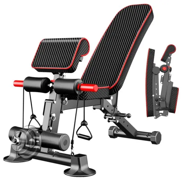 Adjustable Utility Workout Foldable Incline Bench for Small Home Gyms