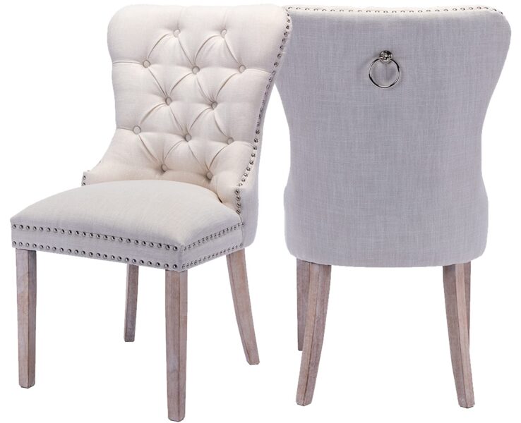 Elegant Upholstered Dining Chairs: Adding Timeless Sophistication to Your Farmhouse Dining Room