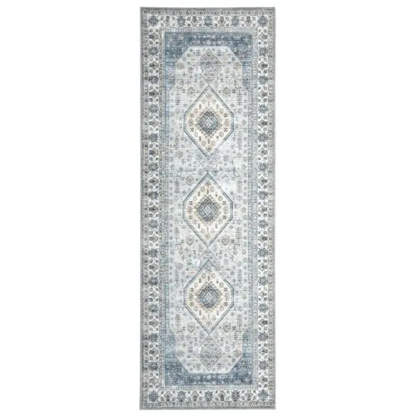 Jolene K Washable Hallway Rug: A Perfect Accent for Bohemian Kitchens