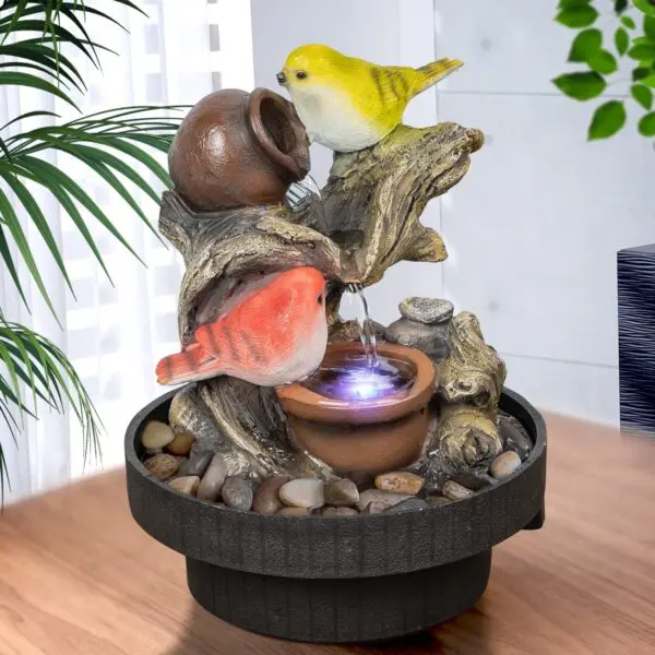Ferrisland Tabletop Fountain Waterfall: A Tranquil Indoor Oasis