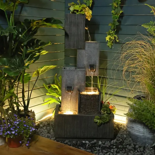 Enhance Your Outdoor Lounge With the Tankana Outdoor Fountain Garden Waterfall