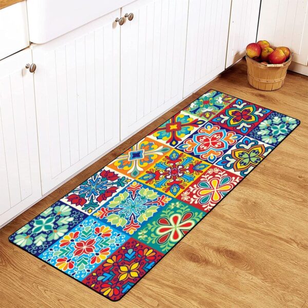 Transform Your Space with the MoBlinko Colorful Moroccan Bohemian Farmhouse Rug