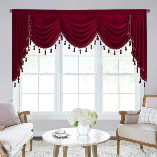 Enhance Your Home with StangH Theater Red Velvet Curtains