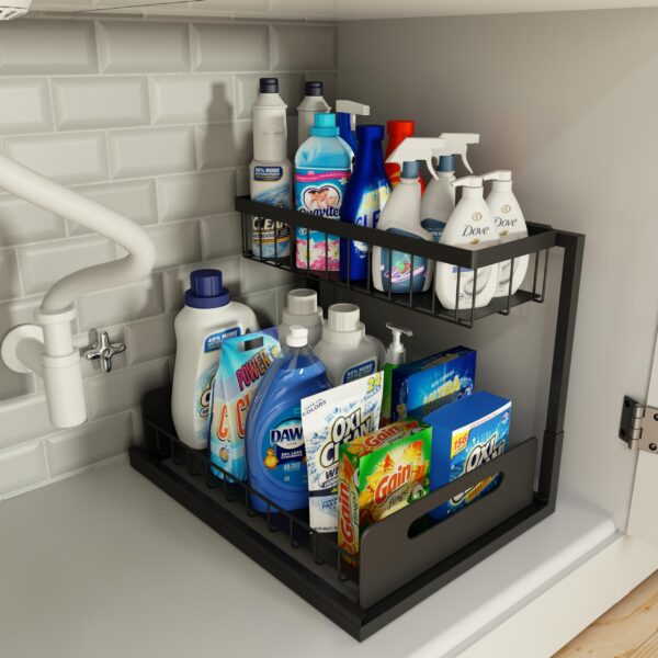 Compact SAFEMAKE Bathroom Organizer: A Stylish Solution for Tiny Spaces