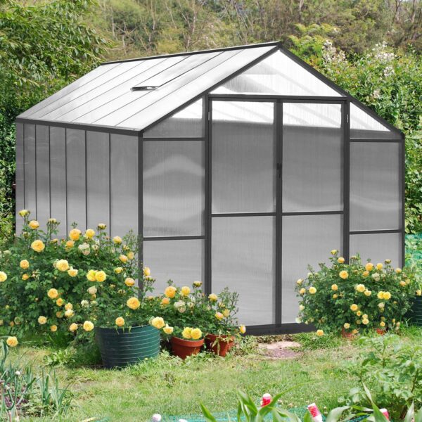 Yardenaler Greenhouse: Polycarbonate Aluminum Adjustable Oasis