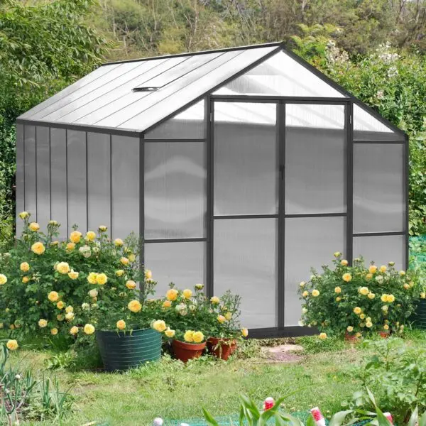 Yardenaler Greenhouse: Polycarbonate Aluminum Adjustable Oasis