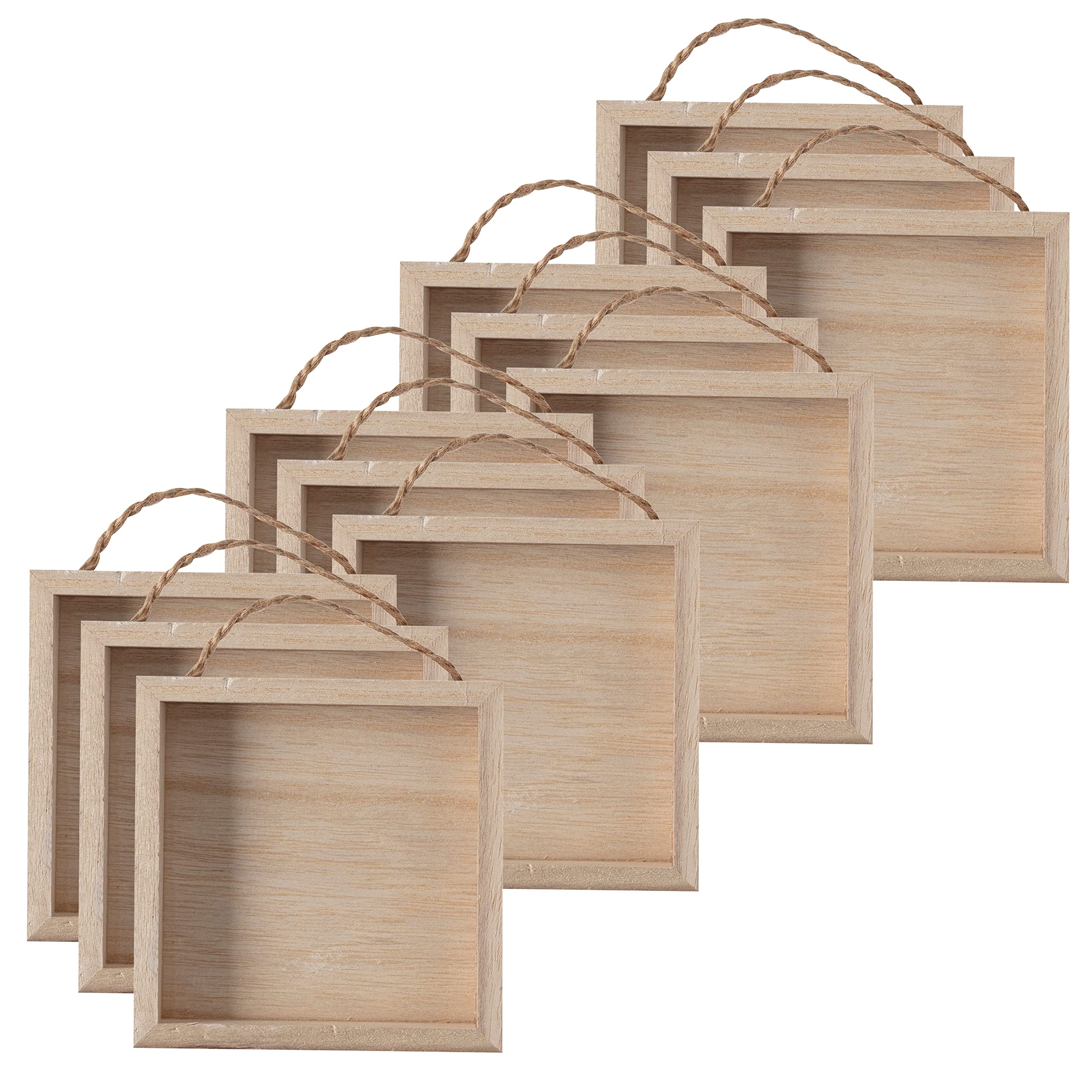 Michaels Wooden Square Shadow Market Display