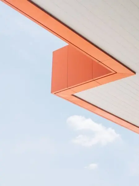 Rooftop Terrace Design Ideas for Urban Dwellers Angle of orange roof and sky with clouds